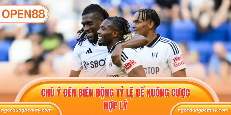 Chú ý đến biến động tỷ lệ để xuống cược hợp lý